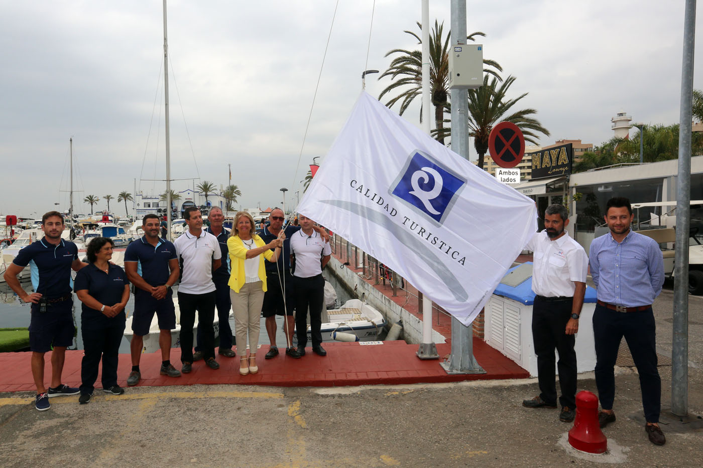 La Bandera Azul y la ‘Q de Calidad’ distinguen la excelencia de los servicios y la gestión medioambiental del Puerto Deportivo de Marbella
